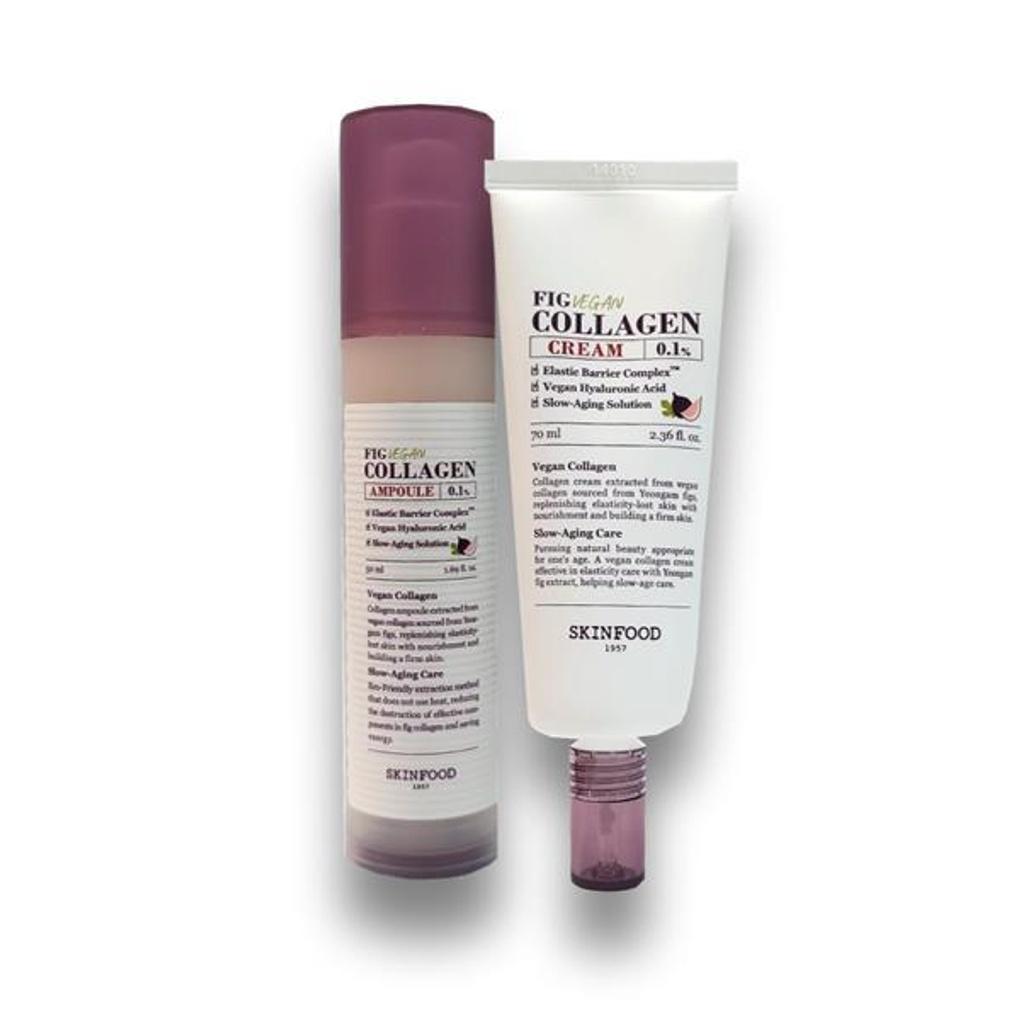 

Skinfood Инжир Веганский Коллаген 2 Типа (Ампула 50 мл + Крем 70 мл)