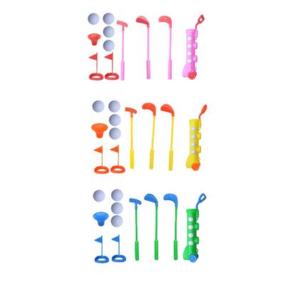 Kids Golf Set Mini Golfs Play Set Sports Garden Game Gifts Portable Toy Sport Golf Club Balls Toys for Toddlers Children Kids