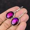 Purple Fire Labradorite Earring 925 Sterling Silver Earrings Handmade Brand New Jewelry Gemstone Earring Gift For Friend Labradorite Earring
