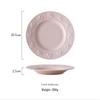 Shangqi Embossed Strawberry Ceramic Plate