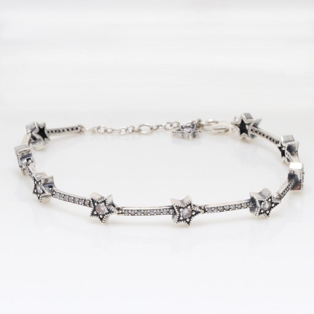 

Women Star Bracelet Five Pointed Star Bracelet Surprise Gift for Her Stylish Jewelry Trendy Accessories 16CM