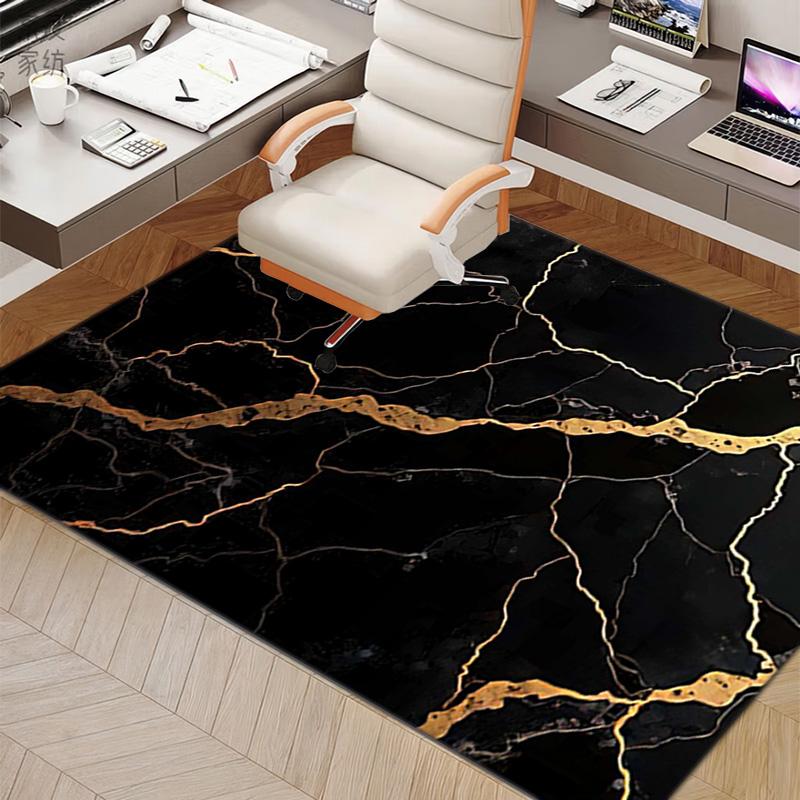 1PC Marble texture printed Carpet Rug for Living Room Bedroom Home Sofa Decoration,Non-slip Floor Mat Floor mat