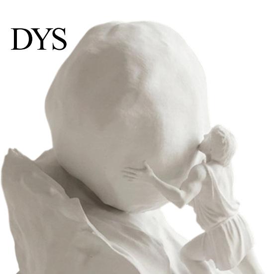 Exquisite Craftsmanship Desktop Art Sisyphus Rolling Rock Statue, Struggler Figurine, 3D Printed Durable PLA Material Decor Inspirational Sculpture
