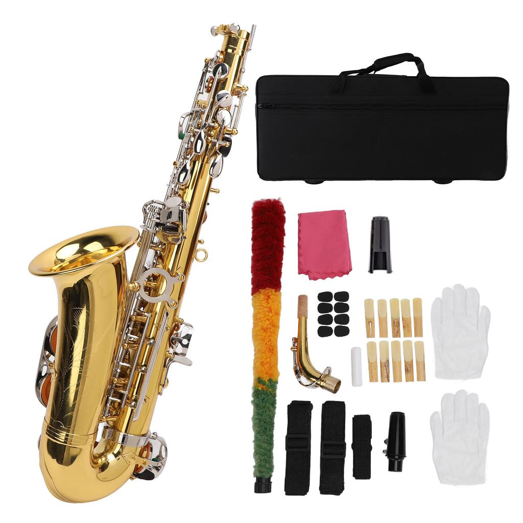 Eb Alto Saxophone Set Brass Material Sax Woodwind Instrument for Professional Player and Beginner