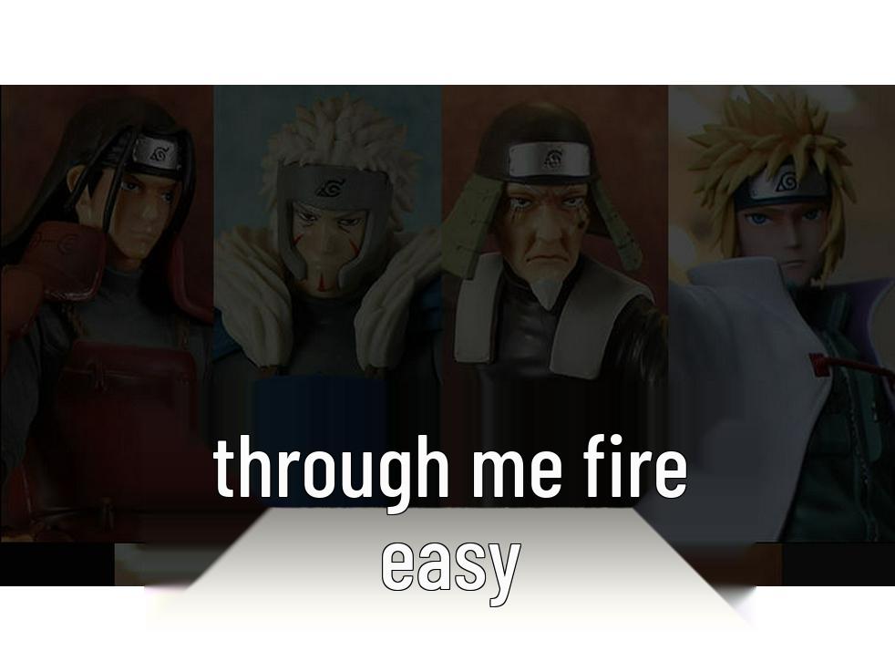Naruto Hokage Generations Model GK: Kakashi, Tsunade, Minato, Hashirama, Hiruzen