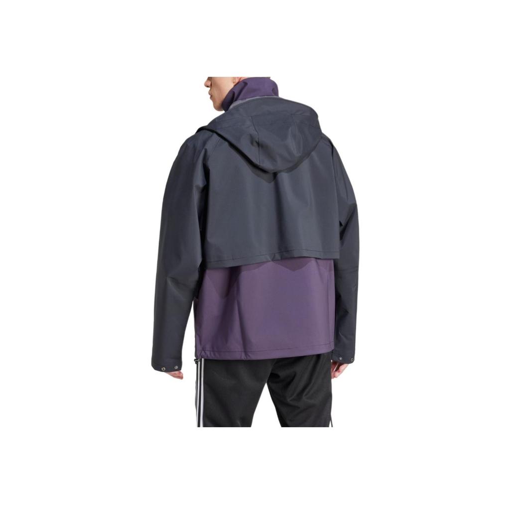 Adidas Originals Convertible Shell Jacket Men Jacket Black Purple JF2866