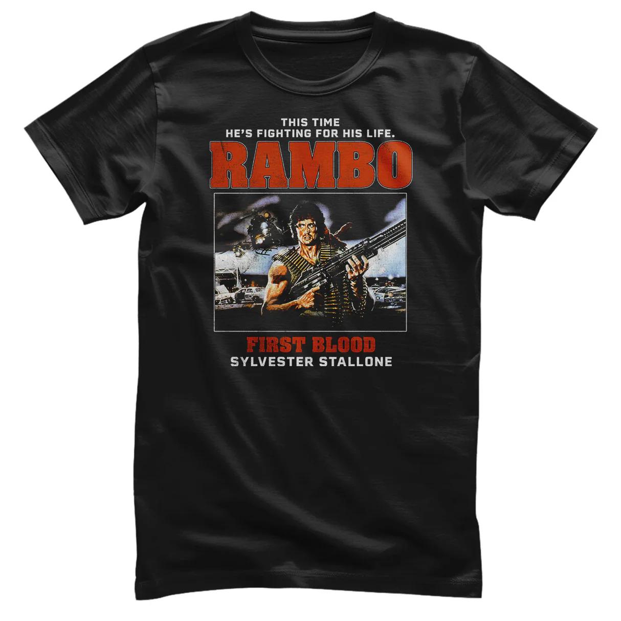 UNISEXs RamboInspired Graphic TShirt Dont Push It Ill Give You To The War You Wont Believe Quote First Blood Movie Design XL