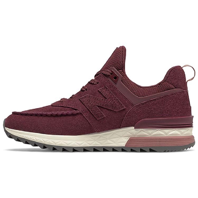

New Balance 574 Sport Бордовые женские кроссовки Красный WS574PSA