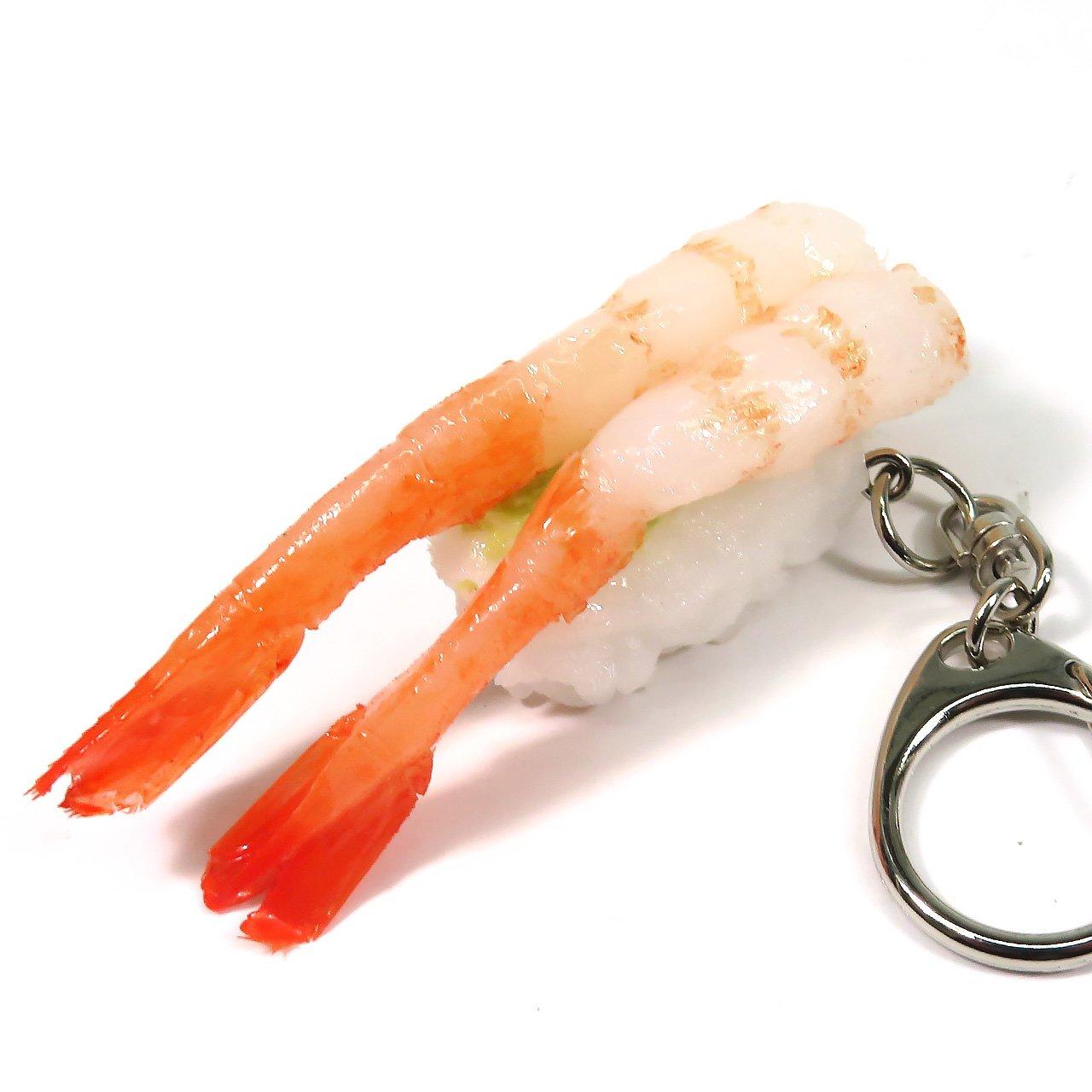 

stomach will rumble every time you look at Sweet shrimp nigiri sushi food sample keychain gift 229OK Coconut Accessories [Your it] - cute, funny,