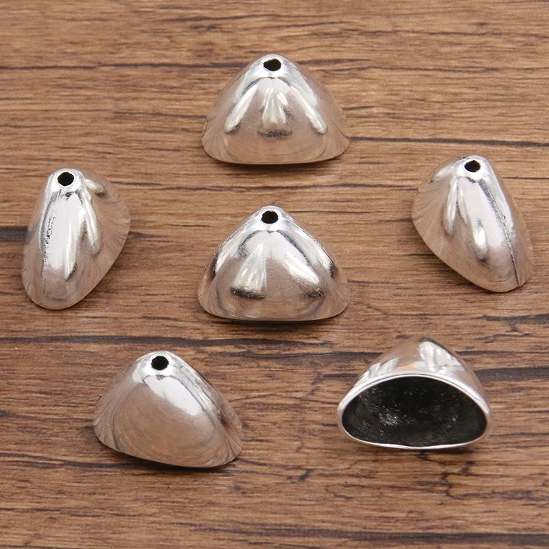 Antique Silver Flower Spacer Beads: Multi-Style, Hollow Design for DIY Bracelets & Necklaces