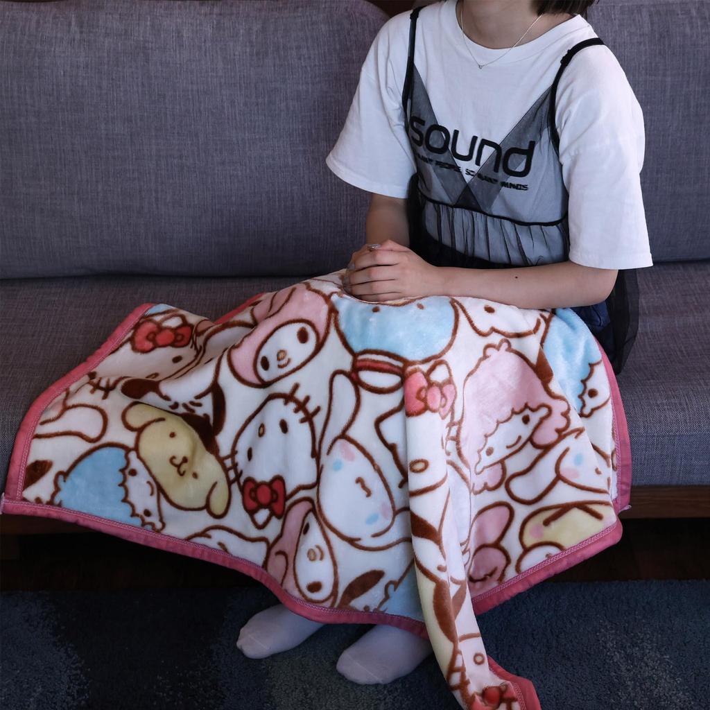 Throw Faces Character Mix 09 Sanrio H70 x W100cm [Marushin] Approx.