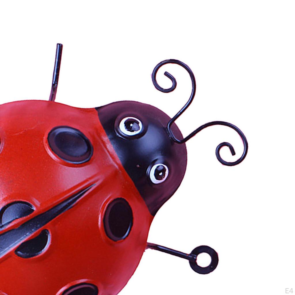 Ladybugs Decorative Sculpture Garden Wall indoor e outdoor Hanging