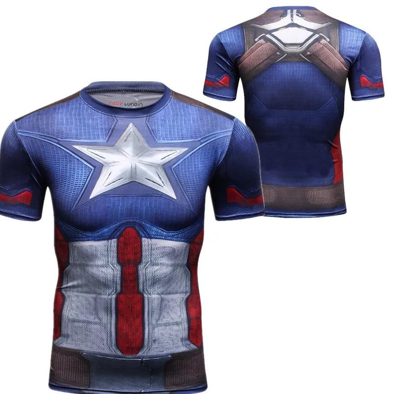 Summer Men's T-shirt Fashion Casual Sports Shirt Print Adult Street Style Fitness Jogging Comfortable Top