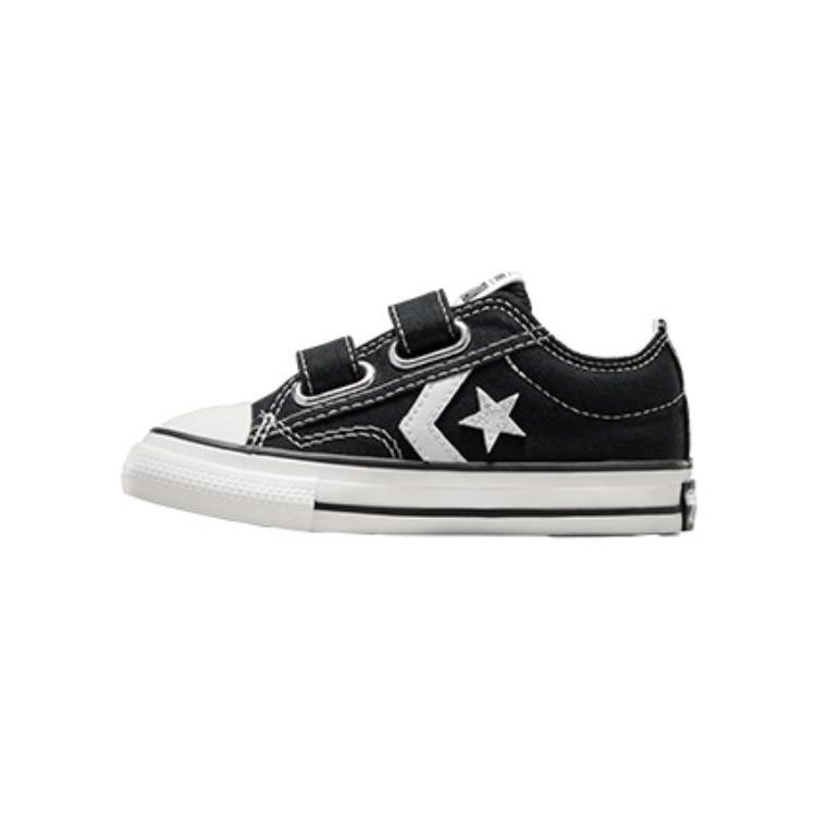 Converse Star Player 76 Easy-On Low TD Black Egret Baby Sneakers Vintage-White A06893C