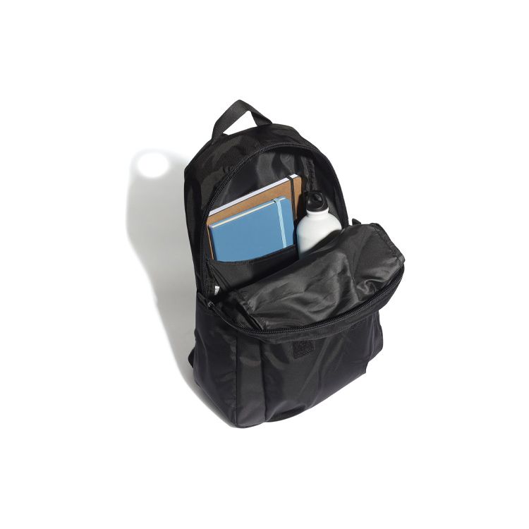 Adidas Originals Adicolor Contempo Zipper Nylon Backpack Unisex Backpacks Black HL6694