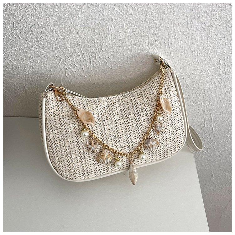 Fashion Shoulder Bag Handbag, Beach Lady Bag with Chain