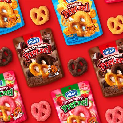 HBAF Brezel-Geschmack dunkler Schokolade, Erdbeergeschmack, Käsegeschmack (4 Optionen)