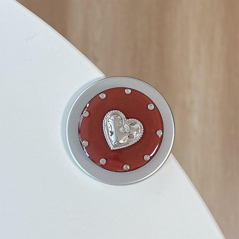Korean Style Magnetic Phone Holder & Ring Stand for Desktop Drama Viewing