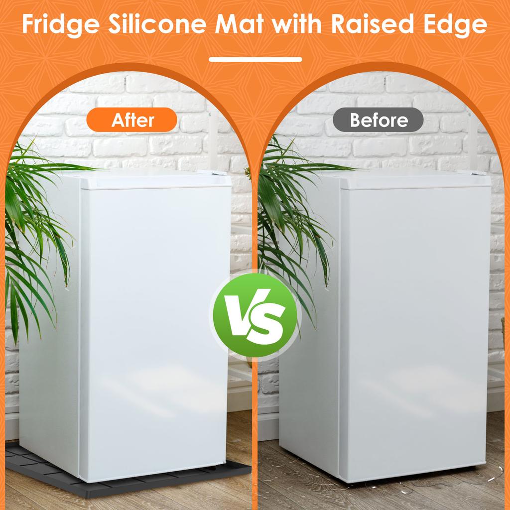 Refrigerator Washing Machine Cover Silicone Mat Dust-Proof  Protection Mats Oil Proof Household Cushioning Pads Kitchen Supplies