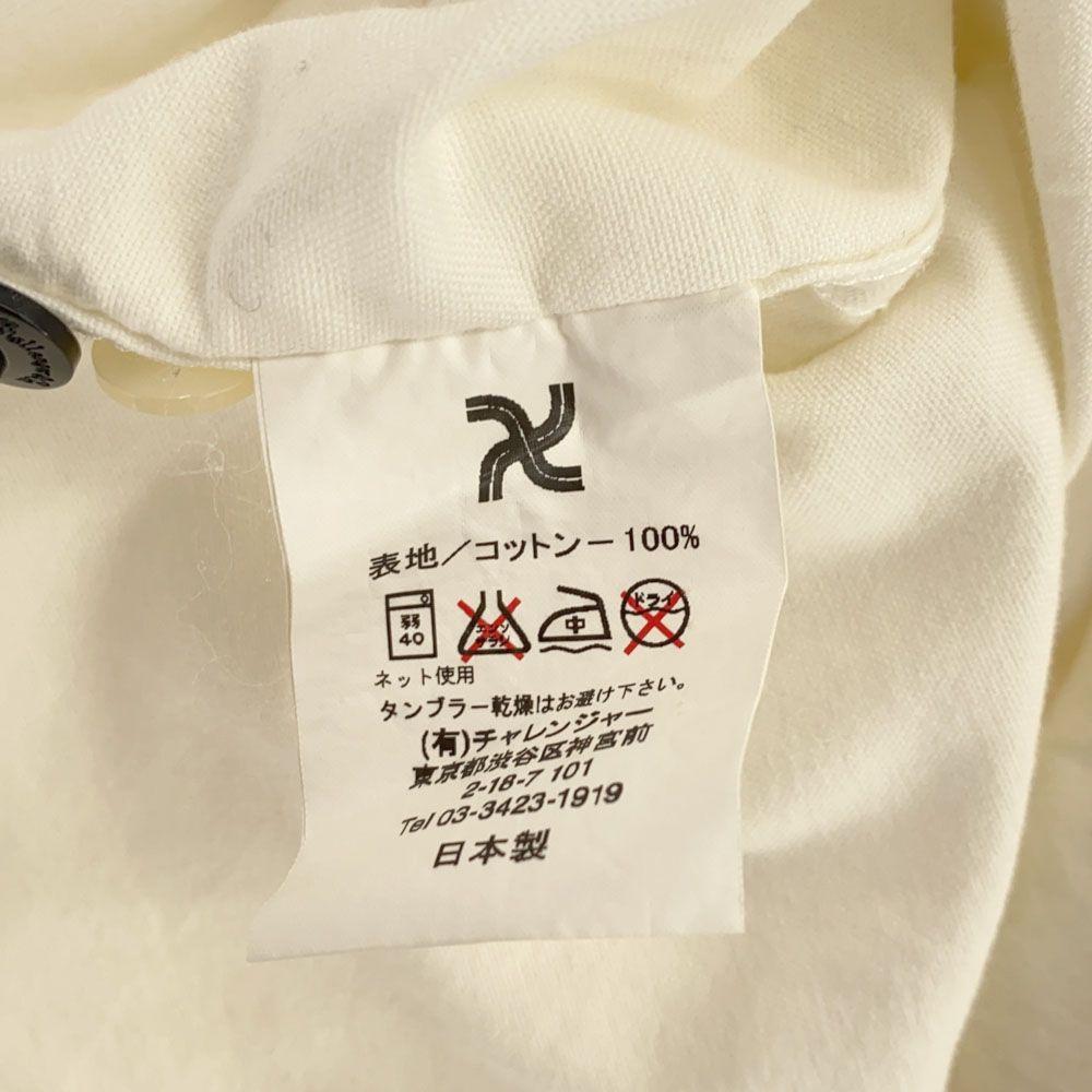 CHALLENGER Made In Japan Long Sleeve Cotton Shirt S White System Men's Used