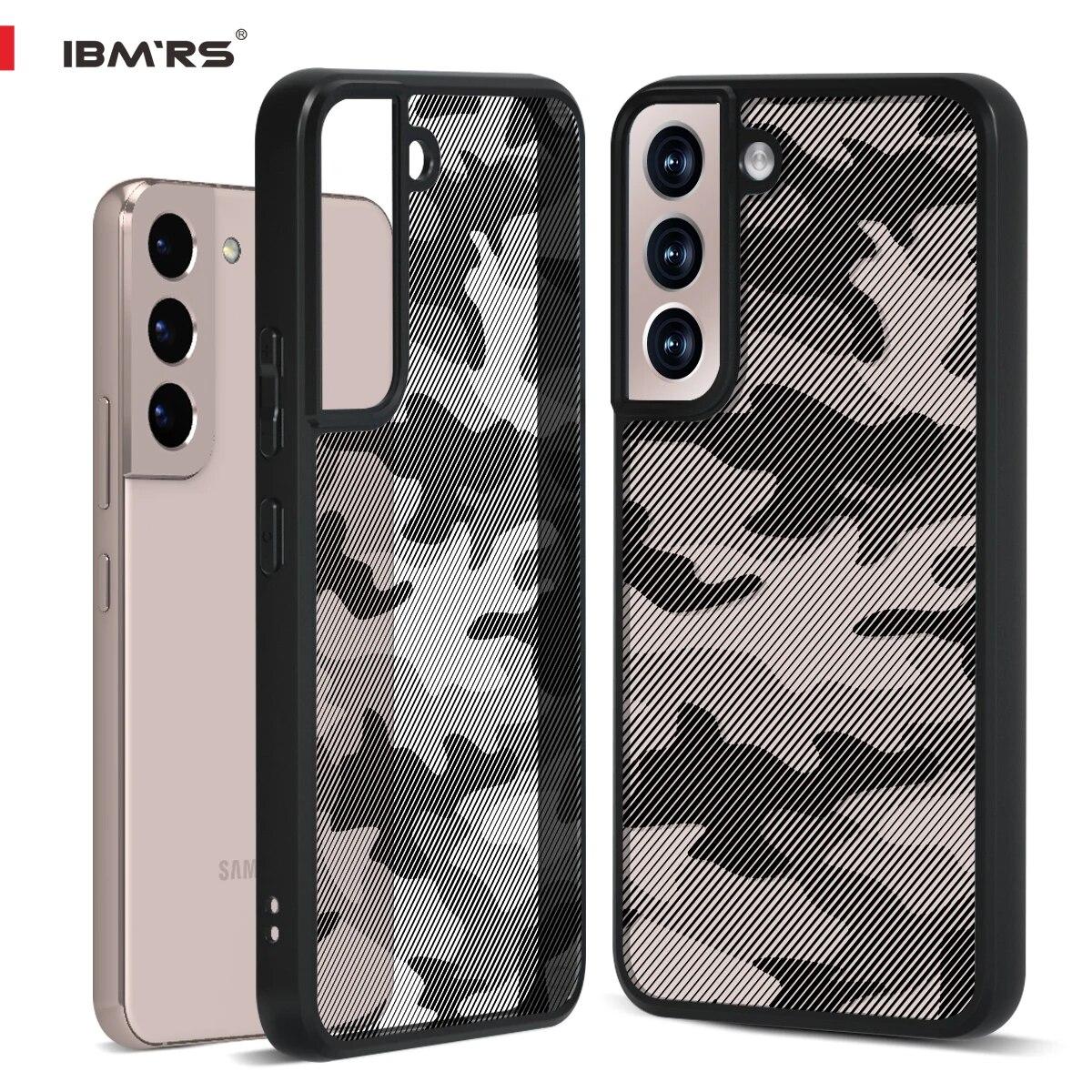 

(В комплекте ремешок на запястье)Чехол IBMRS для Samsung Galaxy S22, противоударный улучшенный защитный чехол for Galaxy S22(6.1 )