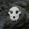 Realistic Sheep Skull Masque Halloween Head Masque, Full Face Cosplay Accessory, Spooky Scary Animal for Masquerade Party 3D