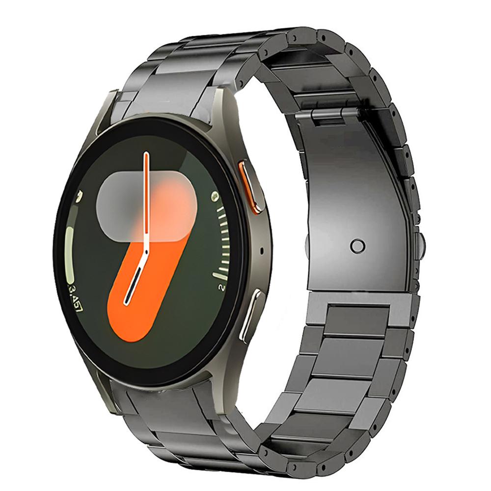 Titanium Alloy Strap for Samsung Galaxy Watch 7 44mm 40mm/6 Classic 47mm 43mm/5 Pro 45mm No Gap Bracelet for Galaxy Watch 6 5 4