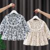 Costum reversibil pentru fetițe cu fustiță de prințesă - Bavetă impermeabilă și rezistentă la pete pentru Toamnă/Iarnă