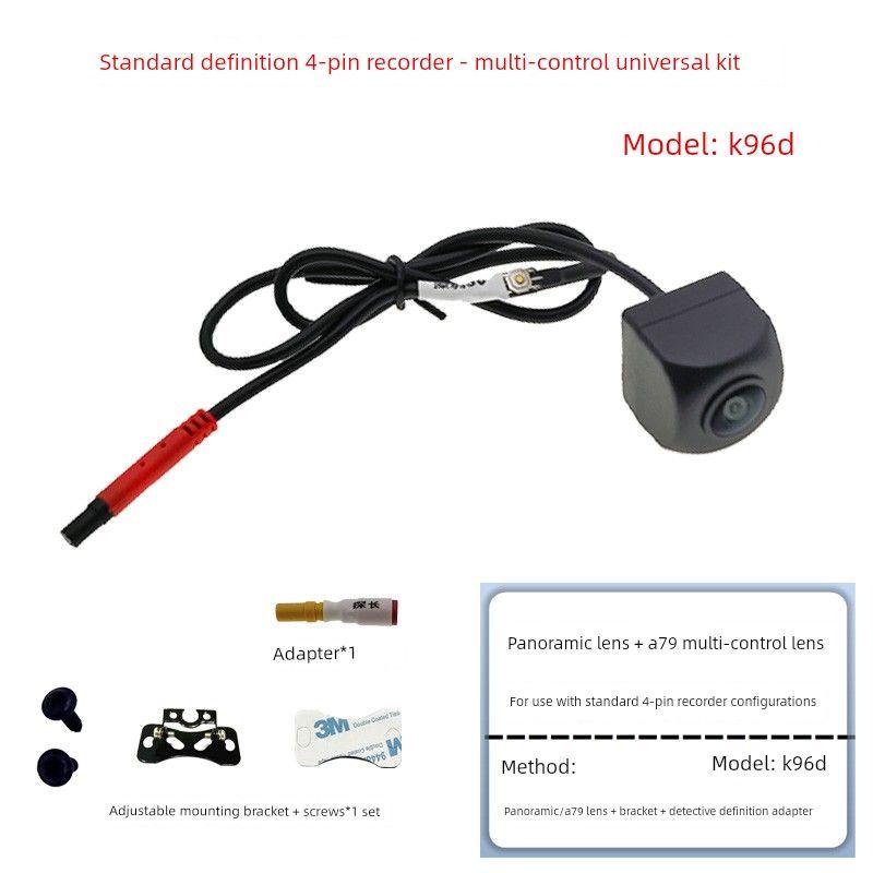 Replace the Broken Dash Cam with a Full-Screen Streaming 4-Hole/5-Hole Wide-Angle Full-Color Camera for Front and Rear