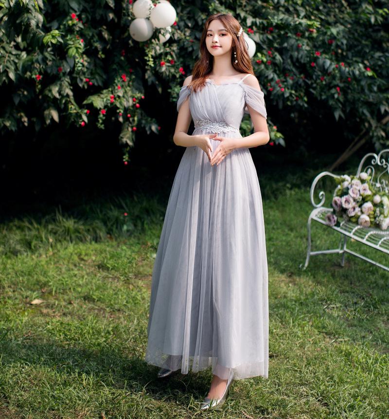 2025 Elegant Long Bridesmaid & Evening Dress for Women