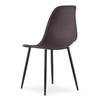 WAT chair coffee / black legs x 1