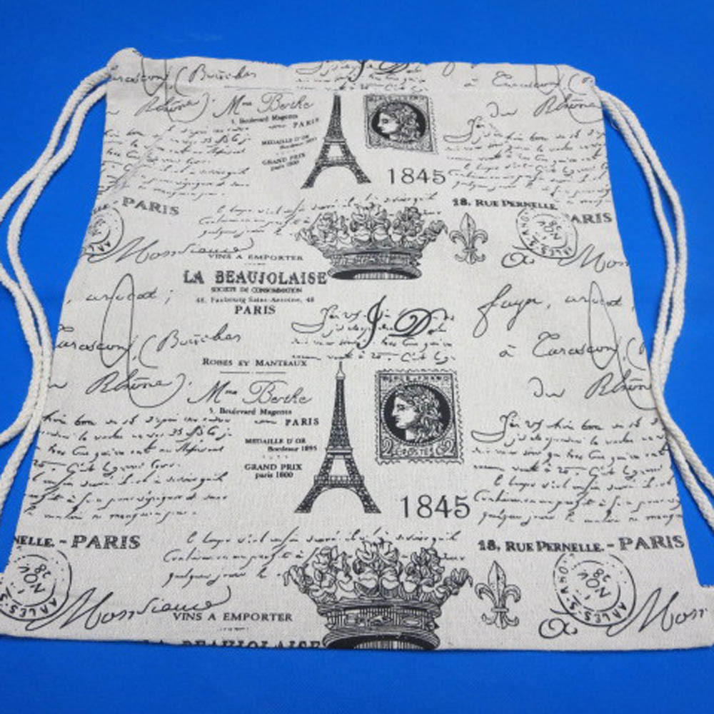 

Рюкзаки унисекс в стиле ретроСумки для печати Рюкзак на шнурке A