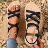 Fashion Fashion Women's Sandals 2025 Summer New Casual Beach Sandals for Women Flat Sandals Bohemian Vacation Outwear Sandalias De Mujer