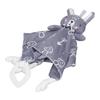 Animal Security Blanket Adorable Baby Security Blanket Portable Lightweight Soft Lovey Blanket for Indoors Outdoors Rabbit