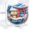 Japan Refrigerator Stickers Tokyo Travel Souvenirs Sakura Kimono Hokkaido Fridge Magnets Home Decoration Wedding Gifts
