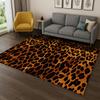 Colorful Zebra Stripes Leopard Print Carpet Rug for Home Bedroom Living Room Sofa Doormat Decor,Area Rug Play Game Non-slip Mat
