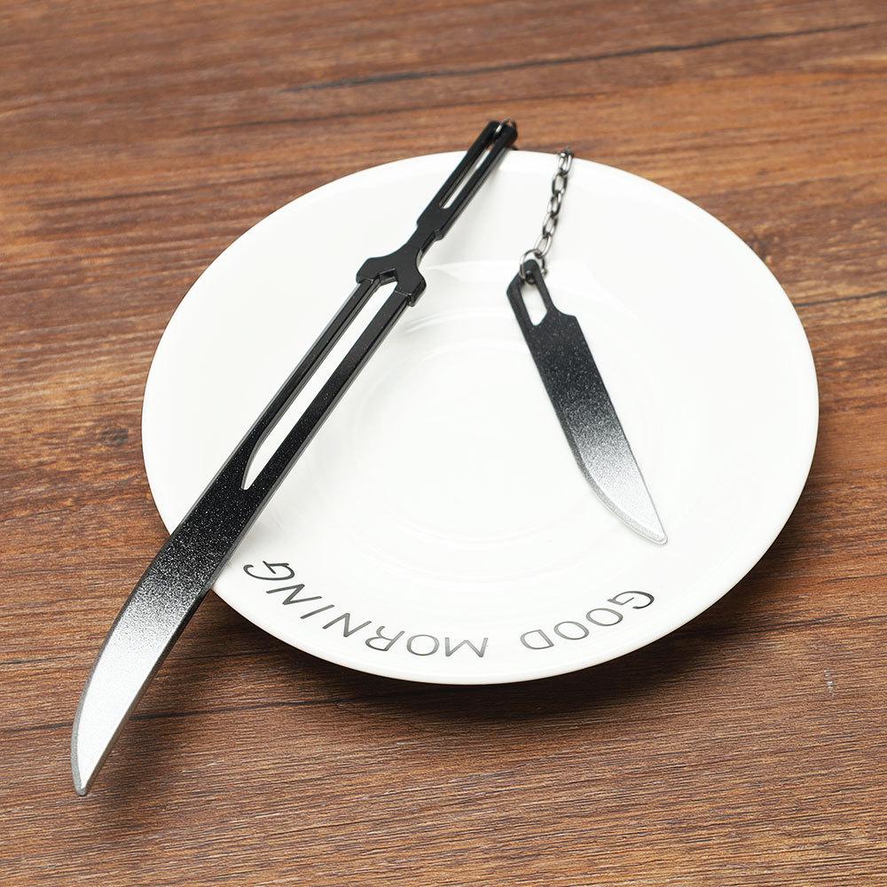 Colgante de la Hoja Zangetsu de Ichigo de Bleach - Accesorio Llavero de Anime