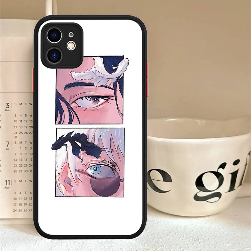 

Чехол для телефона Jujutsu Kaisen Animes для iPhone 16e 16 15 14 13 12 11 Pro Max X XS MAX Plus Spuerstar Матовый чехол iphone Xs Max