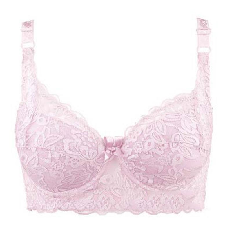 Women Underwear Small Bra Plus Size Undewire Adjustable Lace Women's Bra Breast Cover B C D Large Size Lace Bras