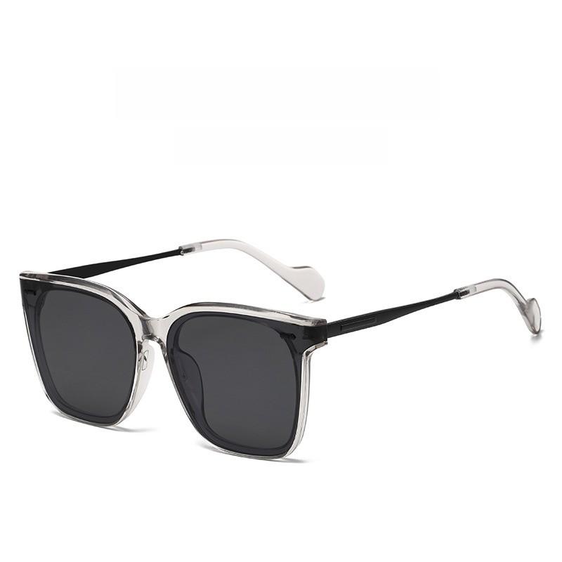 Retro Korean Style Large Frame Gm Sunglasses For Men Women Uv400 Sun Protection