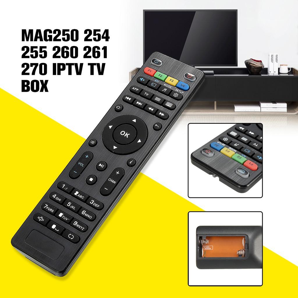 Black Remote Control Replacement For Mag 250 254 255 260 261 270 IPTV TV Set Top Box High Quality Remote Control Controller