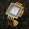 New Fashionable Women's Bangle Watch Ladies' Square Watch Stainless Steel Watch Women Quartz Watches