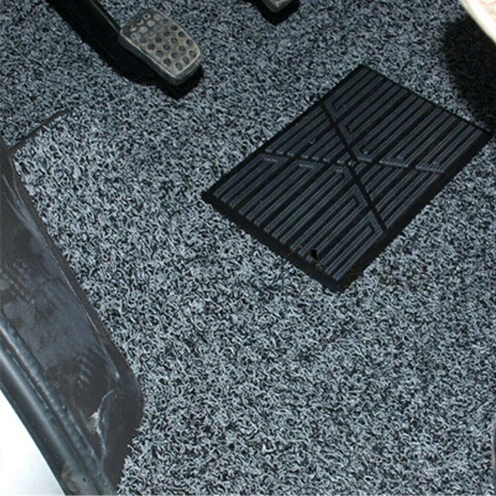 

Black Car Carpet Foot PVC Patch Pedal Plate Universal Waterproof Cover Driving Position Floor Pad High Quality New