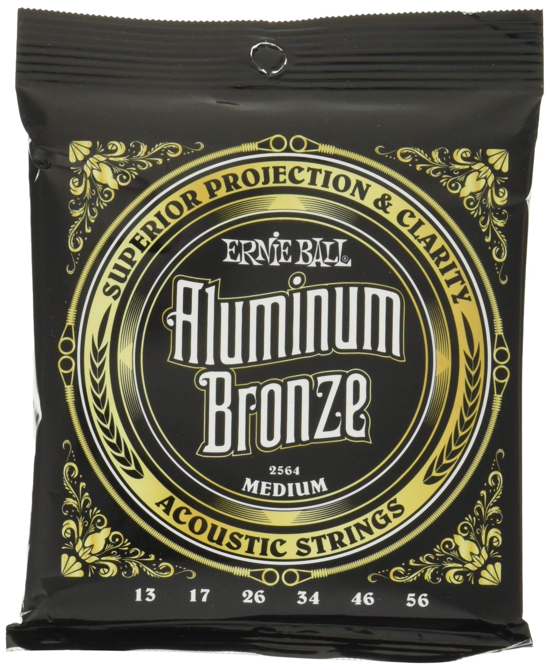 

[Authentic] ERNIE BALL 2564 Acoustic Guitar Strings (13-56) Earthwood Aluminum Bronze Medium