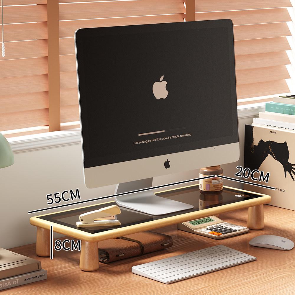 Desktop & Laptop Vertical Heightening Stand with Office Storage