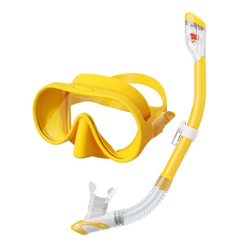 PULIAN Large Frame Anti-Fog Snorkeling Set Adult