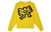 Puma X Mr Doodle Sweatshirts Women's Yellow Crew Neck Moderate Other 598687-99