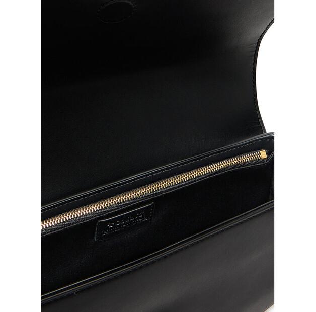 Bag Tommy Hilfiger Tommy Hilfiger Iconic Leather Crossover AW0AW18204 Black