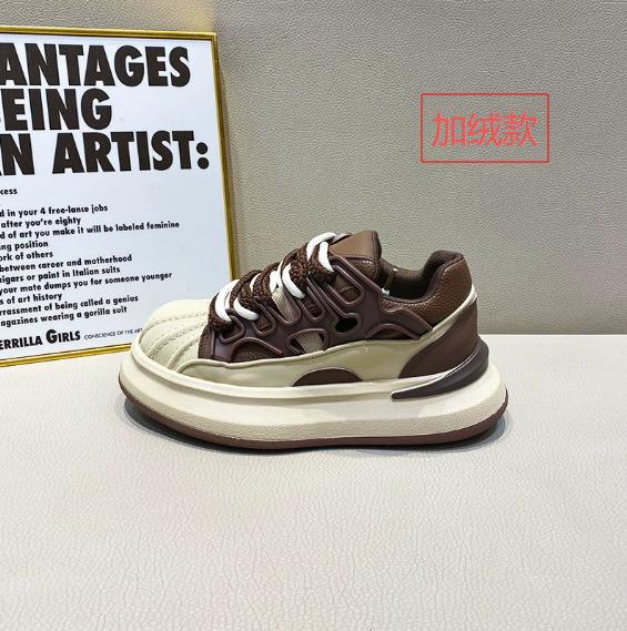 

Autumn platform youth casual shoes shell head comfortable casual qs 43