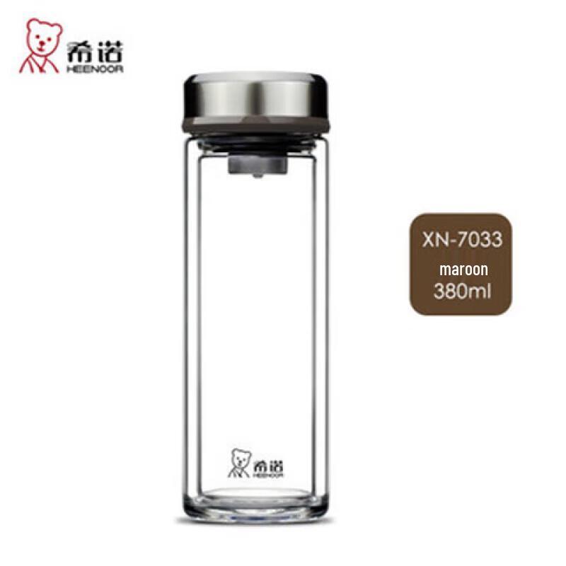 XINUO Double Wall Glass Tea Cup